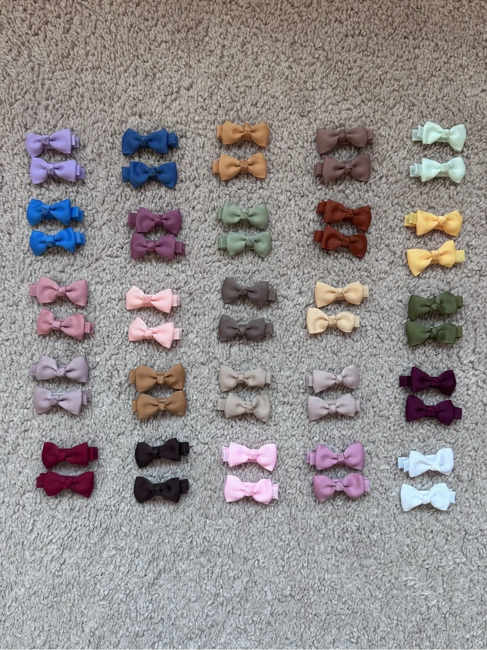 Baby Bow Clips